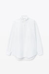 Alexander Wang white コットンオックスフォード オーバーサイズシャツ