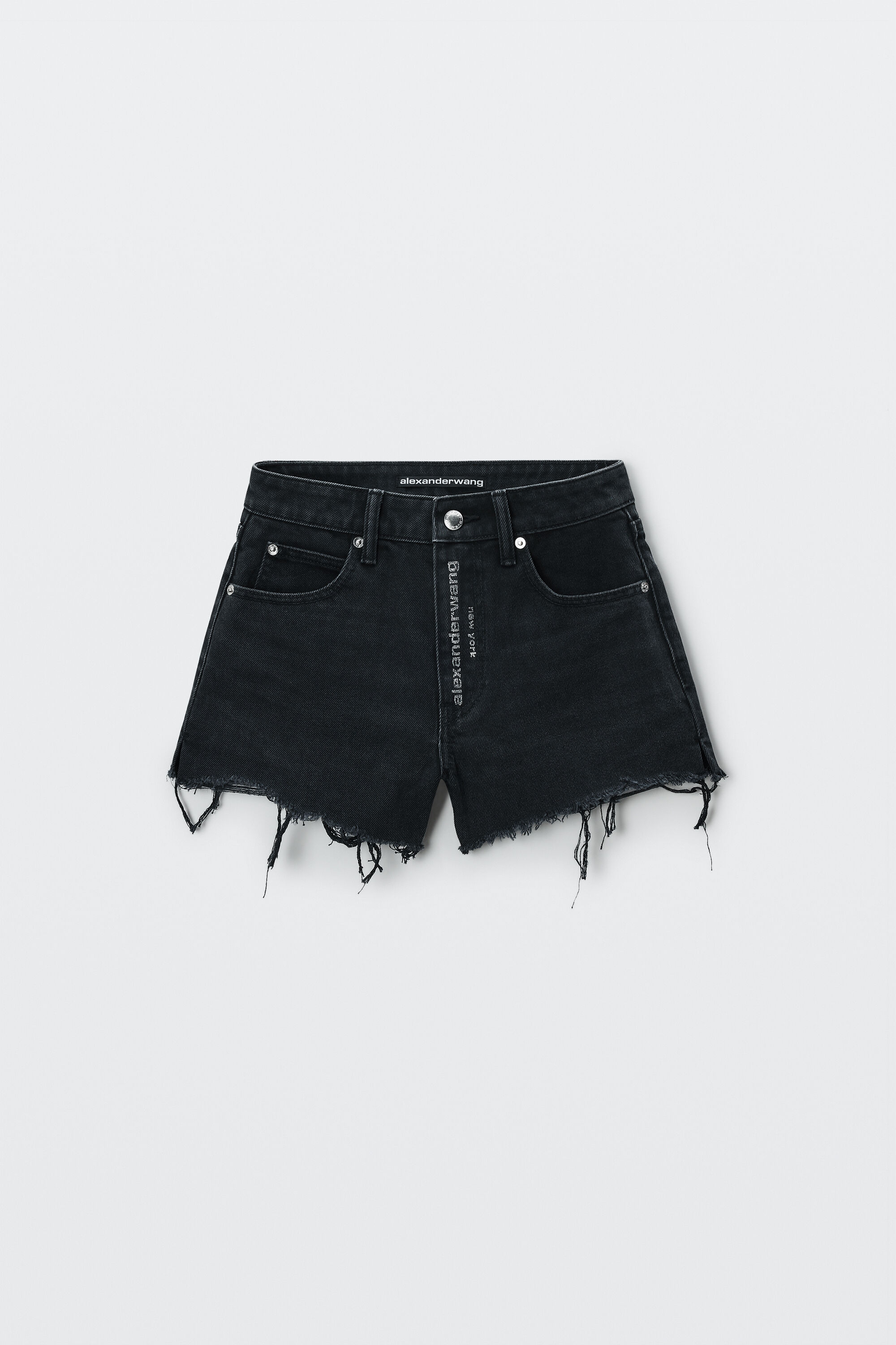 alexanderwang アレキサンダーワング CRYSTAL LOGO FLY RELAXED SHORT