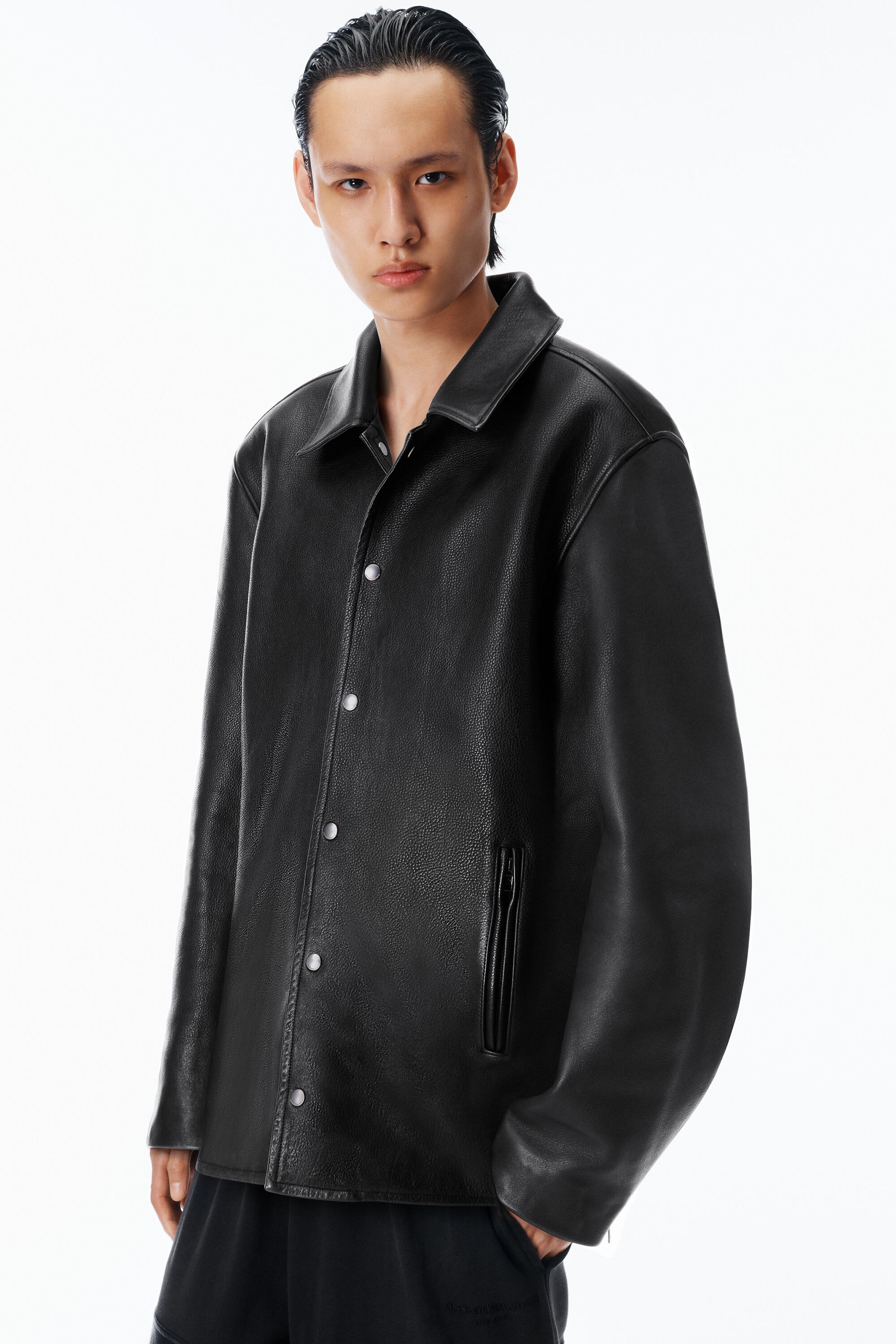 ジャケット・アウター ANDWANG AND logo leather jacket 002 ジャケット・アウター ANDWANG AND logo leather jacket 002 ANDWANG