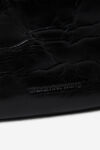 Alexander Wang black dome 크래클 페이턴트 레더 라지 토트백