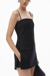 Alexander Wang black 可拆卸系带迷你连衣裙