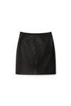 BODYCON MINI SKIRT IN LEATHER