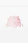 Alexander Wang light pink distressed logo bucket hat