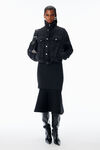 Alexander Wang grey aged デニム トラックジャケット
