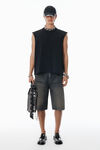 Alexander Wang black 黑色复古渐变效果无袖背心