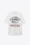 Alexander Wang vintage white 白色褪色效果水洗平纹针织 t 恤