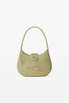 alexander wang w legacy 水晶缎面小号流浪包  lemon drop