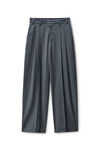 Alexander Wang dark grey melange dark grey wool-blend pants