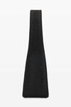 alexander wang ryan small bag in metallic rib knit black