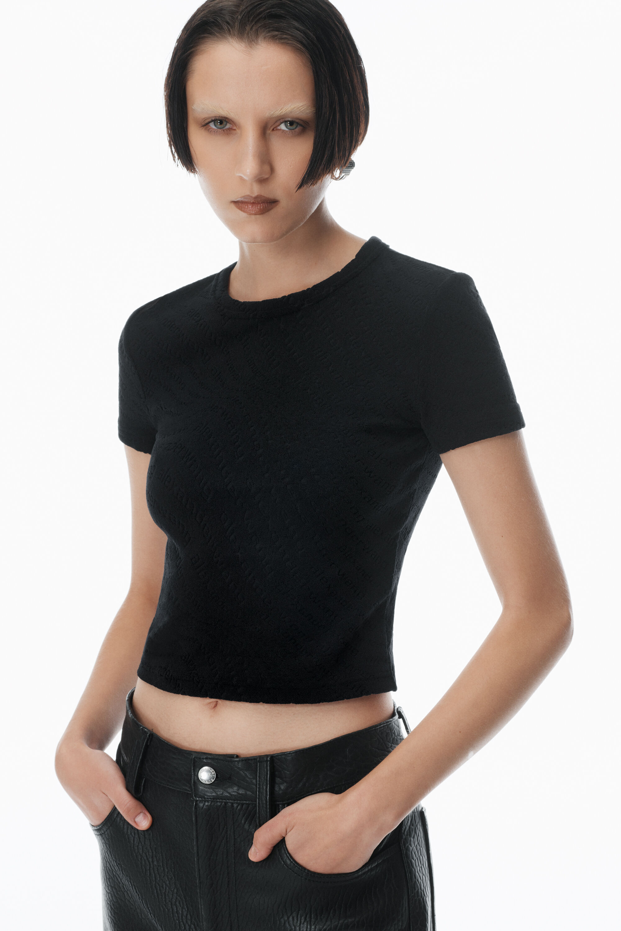 alexanderwang アレキサンダーワング ロゴジャカード ショート