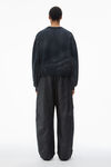 Alexander Wang washed black 中性加大款运动衫