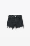 Bite High Rise Denim Short with logo pocket