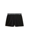 LOGO ELASTIC SHORT IN STRETCH CORDUROY