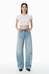 Alexander Wang vintage bleach blue float bleach blue mid-rise jeans