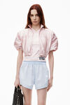 Alexander Wang light blue stripe コットン トラックシャツ