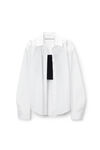 Alexander Wang black/white pre-styled cami & button up twinset