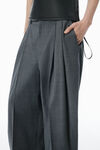 Alexander Wang dark grey melange dark grey wool-blend pants