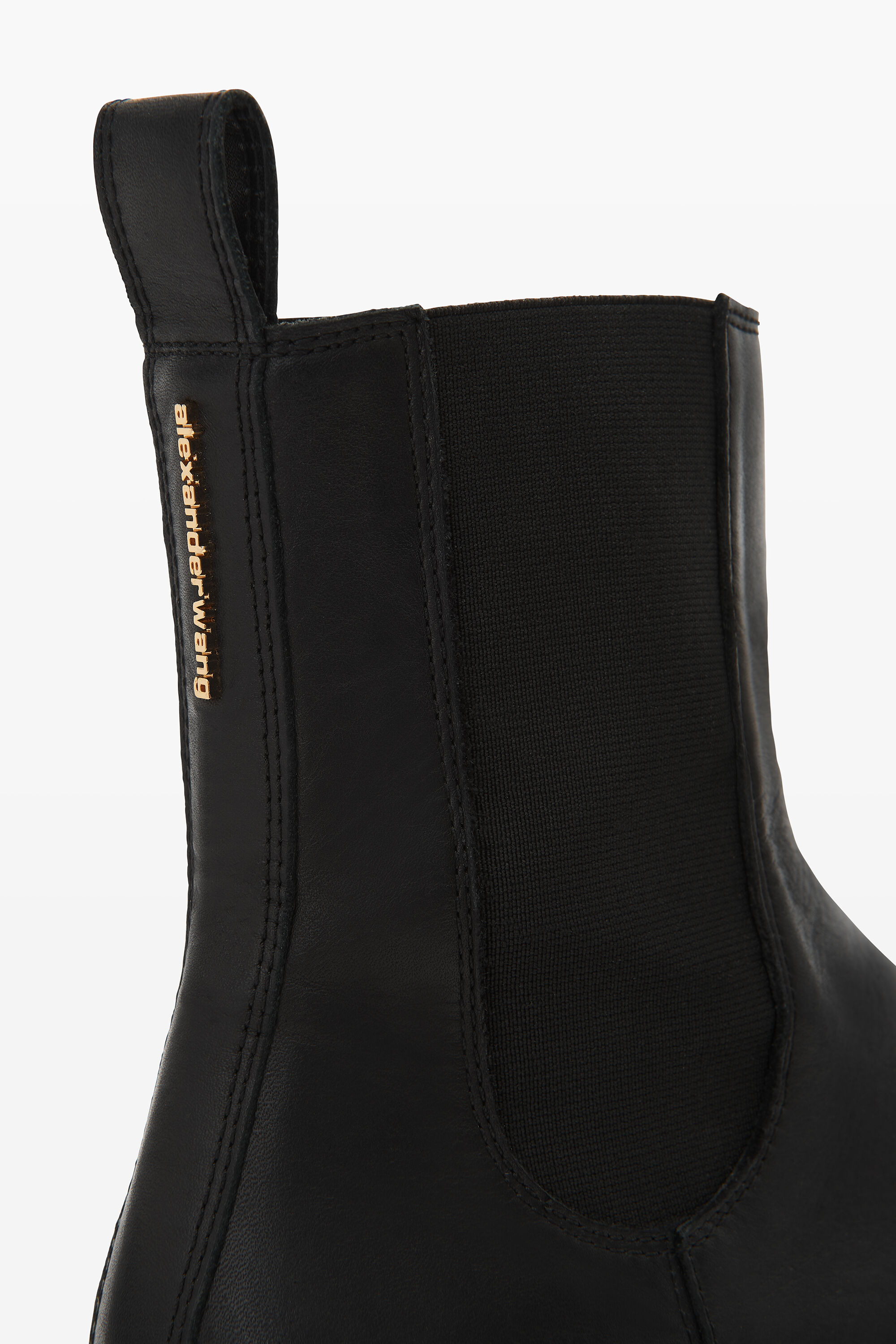 alexanderwang CARTER CHELSEA BOOT IN LEATHER BLACK - alexanderwang® US