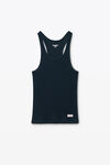 Alexander Wang navy 经典罗纹棉质工字背心