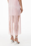 alexander wang fringe tank mini dress in compact nylon cradle pink