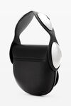 alexander wang dome mini bag in smooth cow leather black
