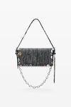 Alexander Wang washed black multi 黑色 ricco rogue 修身翻盖包
