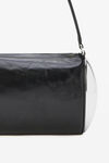 Alexander Wang black dome barrel pouchette in leather