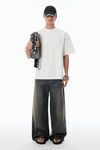 Alexander Wang vintage white white cotton oversized logo tee