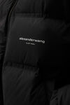 alexander wang 反光徽标夹棉外套 black