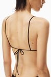 alexander wang hotfix bikini bottom in contour swim black