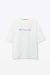 Alexander Wang vintage white unisex logo-print cotton t-shirt