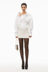 alexander wang 密织提花超短裙 creamy bone