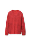 PLASTER DYED LONG SLEEVE IN COMPACT JERSEY