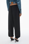 Alexander Wang black pantaloni sportivi in nylon