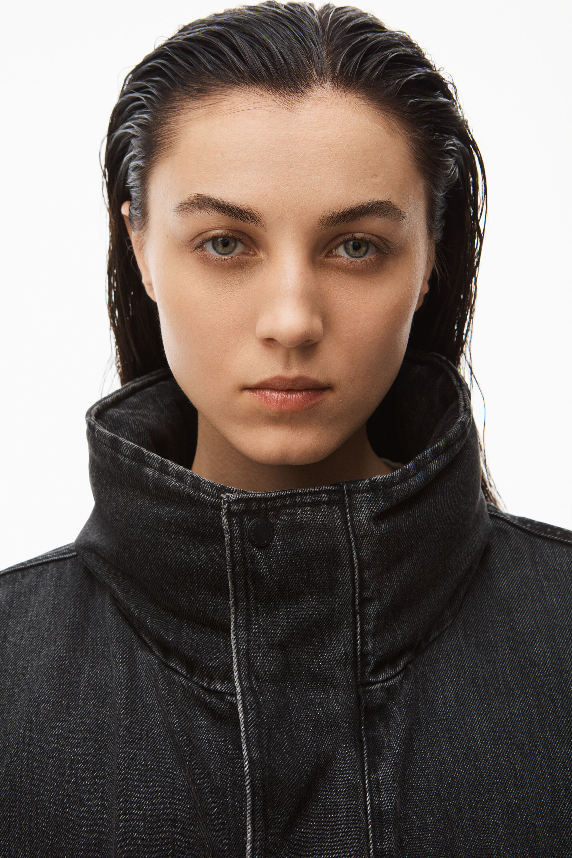 Alexanderwang デニムエクストリームパファー アウター-