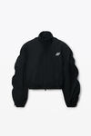 Alexander Wang black black oversized track jacket