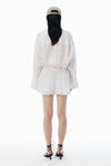 Alexander Wang white/black black & white pre-styled pajama romper