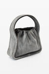 Alexander Wang asphalt/black ryan small bag in ribbed knit