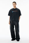 Alexander Wang washed black unisex washed black star graphic tee