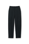 Low Waisted Tailored Trouser in Wool Blend