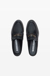 Alexander Wang black black suede carter loafers