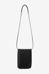 alexander wang dome structured crossbody in leather black