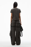 Alexander Wang charcoal 00 图案装饰棉质环领 t 恤