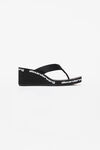 Alexander Wang black awウェッジ ソングサンダル