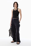 Alexander Wang black 黑色加大款工装裤