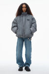 Alexander Wang washed lt grey 夹棉运动夹克