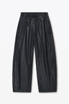 Alexander Wang black track pant with piping