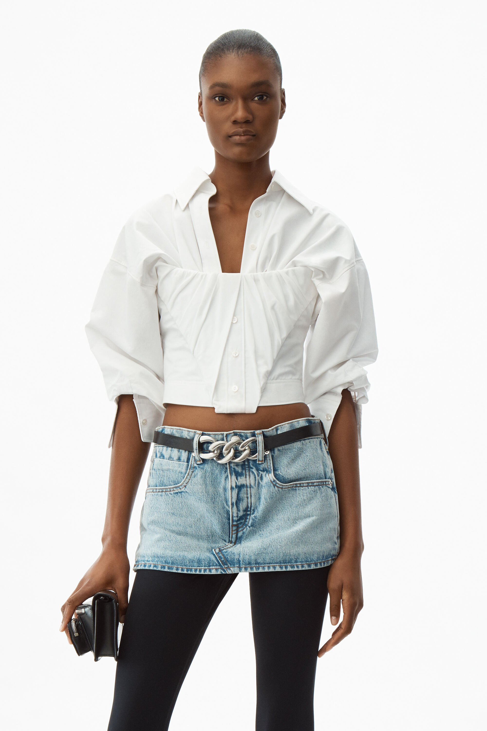 alexander wang bustier top