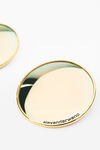 alexander wang lens earring metallic gold