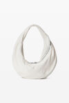Alexander Wang off white twyst handle bag in memory leather